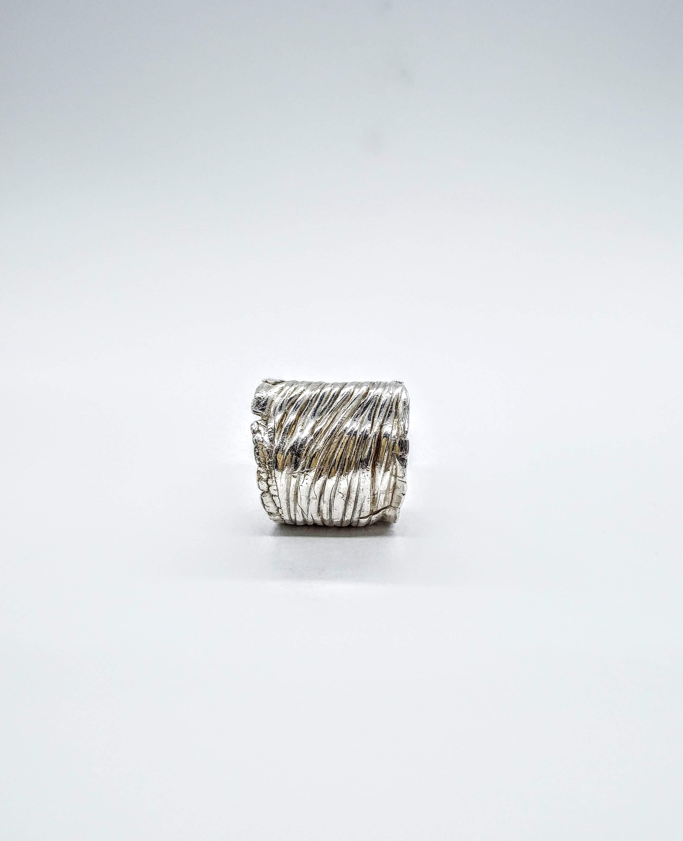 Wide Silver Ring