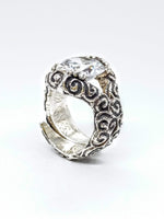 Silver Ring With Zirconia